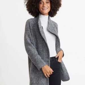 MARINE LAYER Stephanie Cocoon Coat in Ash Heather - Small